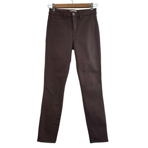 L'Agence brown skinny jeans classic stretchy fall Equestrian Preppy